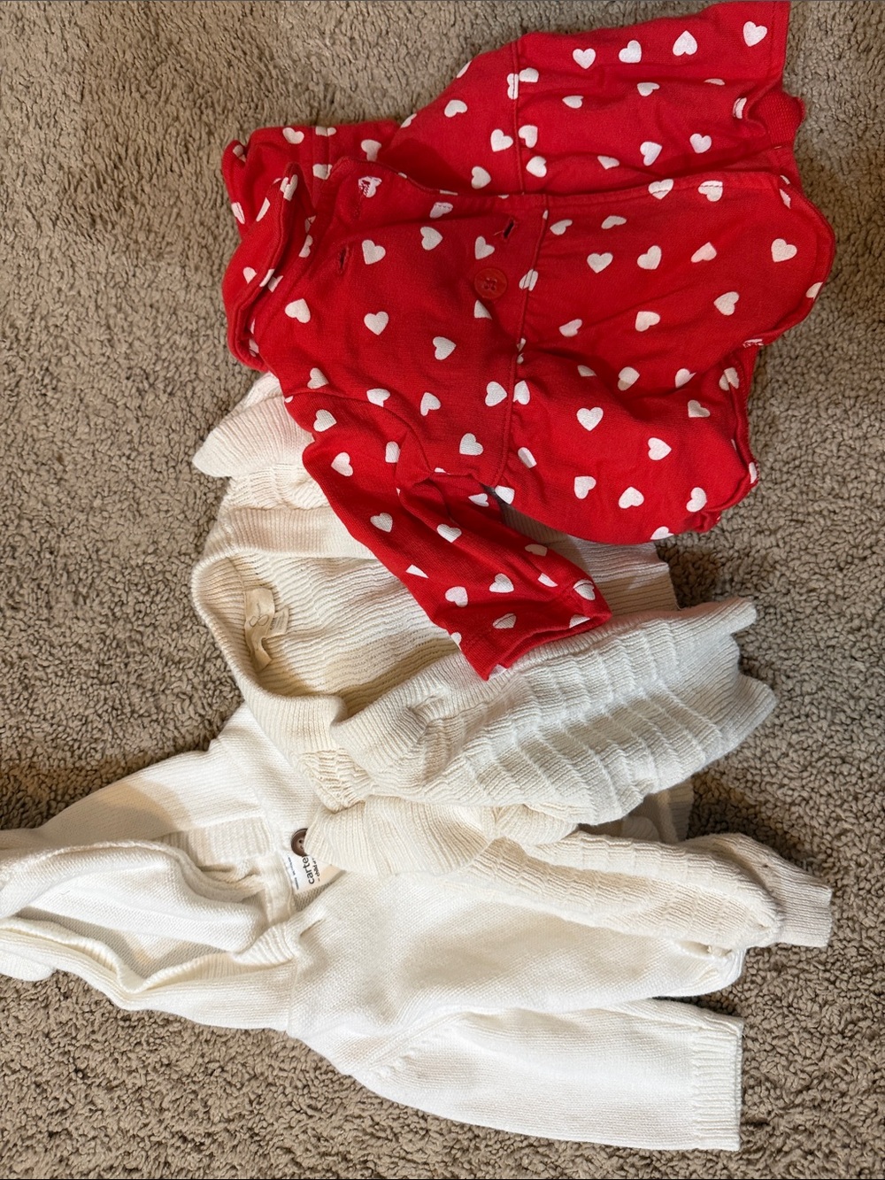 Infant Lot of 3 Cardigans and Jacket- Brand Unspecified